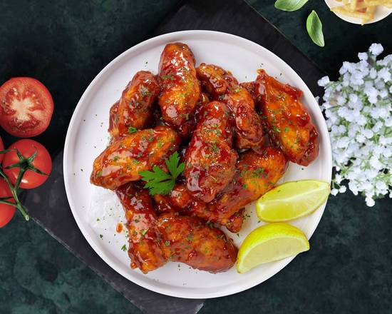Order Honey BBQ Wings food online from Late Cravings store, Brentwood on bringmethat.com