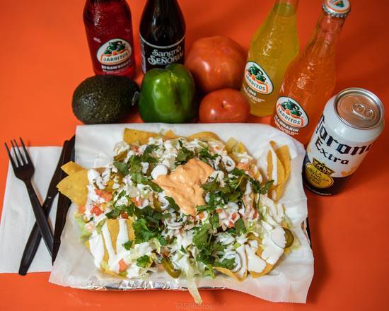 Order Veggie Nacho food online from Mr. Burrito Grill store, Red Bank on bringmethat.com