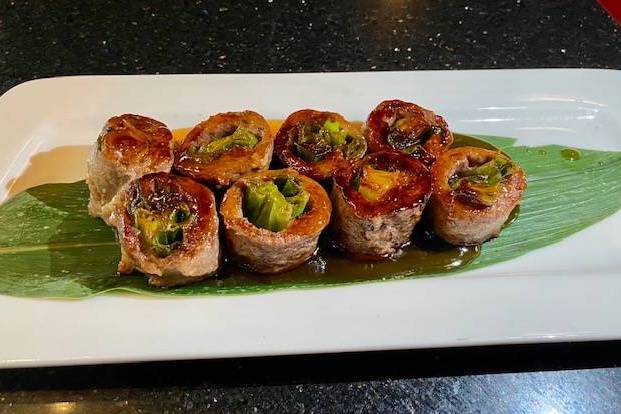 Order Beef Negimaki food online from Kobe Japanese Restaurant store, Bismarck on bringmethat.com