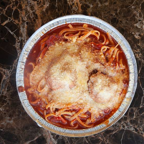 Order Pasta With Meatballs food online from Joe Fassi's Sandwich Factory store, St Louis on bringmethat.com