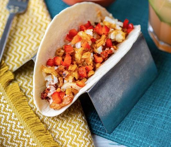 Order Low Country Boil Taco food online from Tin Lizzy Cantina store, Tallahassee on bringmethat.com