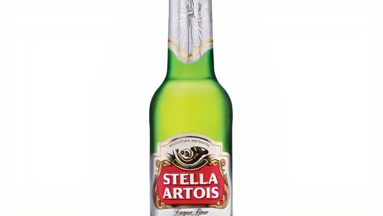 Stella Artois, 12oz bottled beer (5.2% ABV)