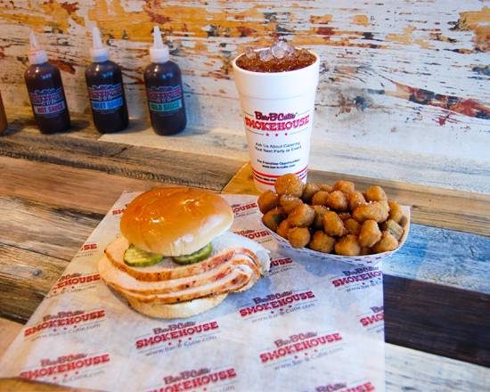 Order Smoked Turkey Breast Sandwich Meal food online from Bar-b-Cutie store, Nashville on bringmethat.com