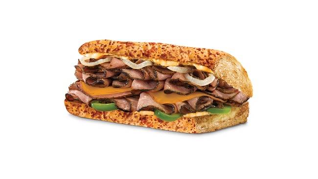 Order Chipotle Steak and Cheddar Sub food online from Quiznos Grill store, Denver on bringmethat.com