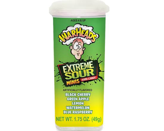Order Warheads Extreme Sour Juniors food online from Mindy's Munchies store, Boca Raton on bringmethat.com