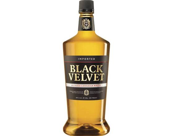 Order Black Velvet, 1.75L whiskey (40.0% ABV) food online from Xtra Liquors & Wines store, WEST MIAMI on bringmethat.com