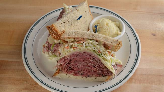 Order Brent's #13 Hot Pastrami & Swiss food online from Brent Deli store, Westlake Village on bringmethat.com