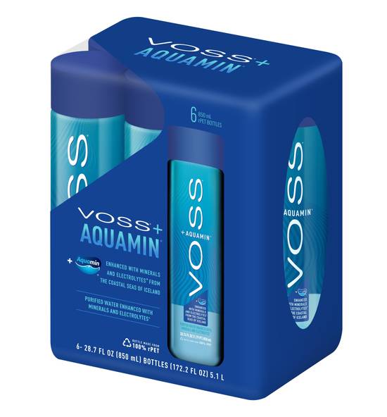 Order VOSS Plus Enhanced Water with Aquamin, 28.7 fl oz, Pack of 6 food online from Cvs store, WESTON on bringmethat.com