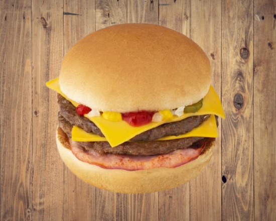 Double cheeseburger
