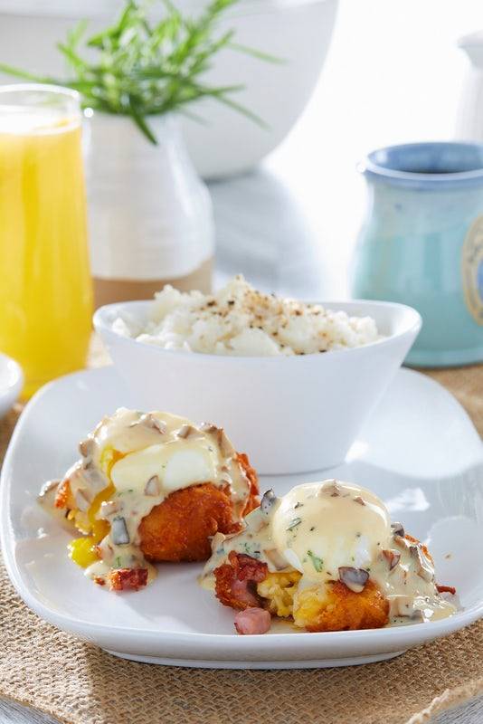Order Hash Brown Benedict food online from Another Broken Egg store, Oviedo on bringmethat.com