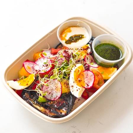 Order SABICH food online from Abbale Telavivian Kitchen store, Miami Beach on bringmethat.com