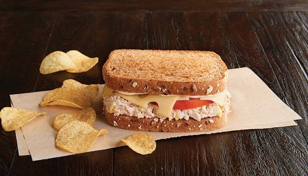 Order Tuna Salad Sandwich with Egg Regular food online from Jason Deli store, Decatur on bringmethat.com