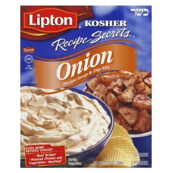 Order Lipton Recipe Secrets Onion Soup & Dip Mix 1.9oz food online from Drinks At Your Door by Gopuff store, Newton Highlands on bringmethat.com