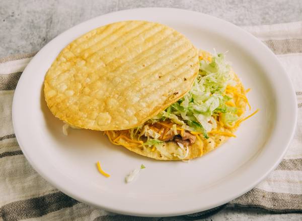 Order Chicken Tostada food online from Betos Mexican Restaurant store, Salt Lake City on bringmethat.com
