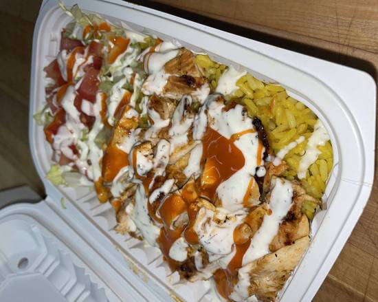 Order Chicken over Rice  food online from Coney Island House Of Wings store, New York on bringmethat.com