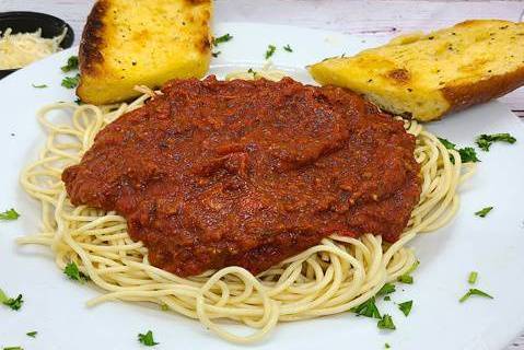 Order Spaghetti Marinara food online from Selma Chicago Pizzeria store, Rancho Santa Margarita on bringmethat.com