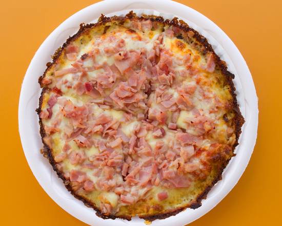 Order Pizza De Jamon (Ham Pizza) food online from Churro Magico store, Hialeah on bringmethat.com