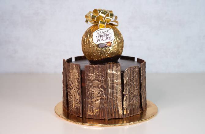 Order Ferrero Rocher Cake (Large) food online from Lb Cake Stop store, Baldwin Park on bringmethat.com