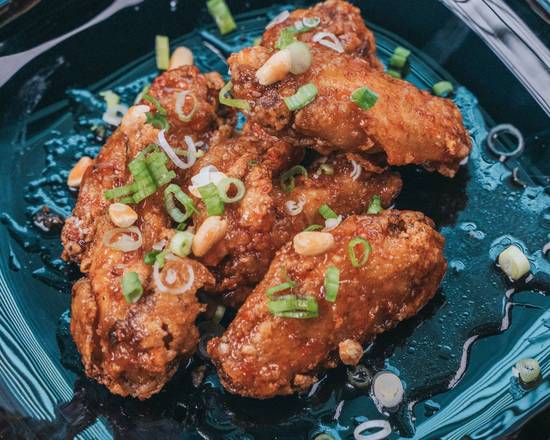 Order K.F.C Chicken Wings (5 pcs) food online from Green Mint Asian Grill store, Clearwater on bringmethat.com