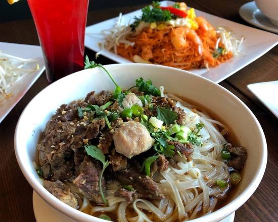 Order Boat Noodle Soup  food online from Charm Thai Restaurant store, Silver Spring on bringmethat.com