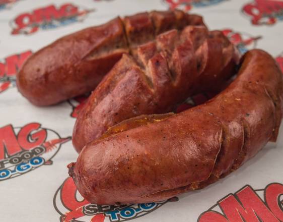 Order Bayou Sausage (1 lb) food online from Omg Seafood To Go store, Houston on bringmethat.com