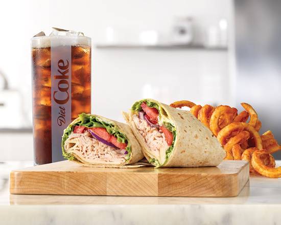 Order Roast Turkey & Swiss Wrap food online from Arby store, Palatine on bringmethat.com