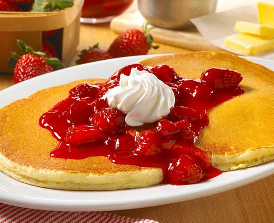 Order Strawberries & Cream Sweet Cakes food online from Huddle House store, Cleveland on bringmethat.com