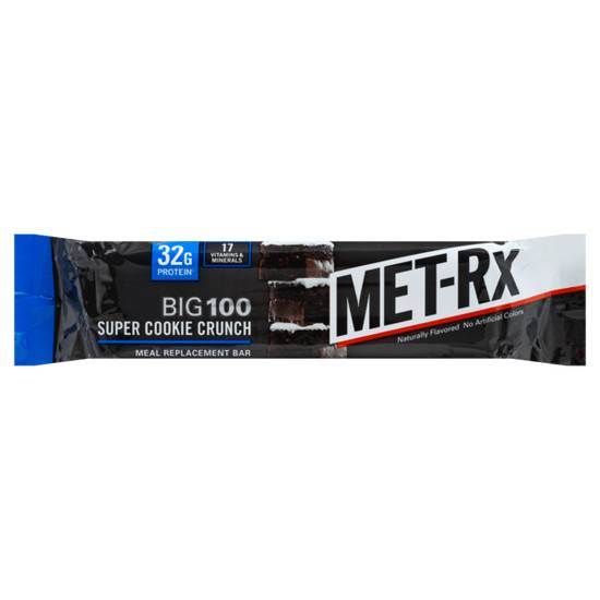 Order Met-Rx Super Cookie Crunch Big 100 3.52oz food online from Casey store, Elkhart on bringmethat.com