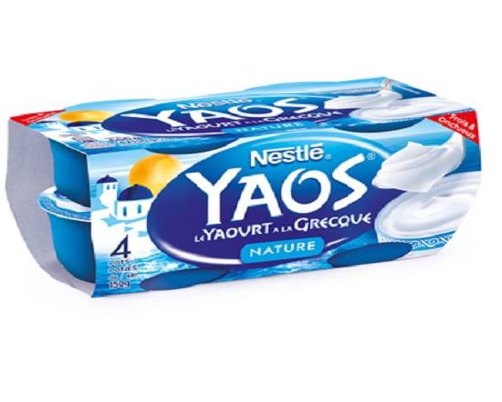 Le yaourt à la grecque  4x150 gr