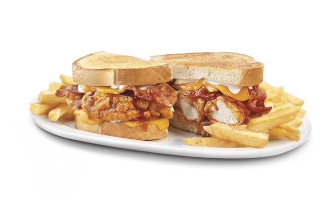 Order Legendary Honey BBQ Chicken SuperMelt® food online from Friendly's store, Pembroke on bringmethat.com