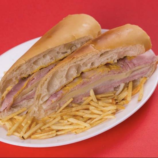 Order Sandwich Cubano food online from La Cubanita Pizzeria Corp store, Hialeah Gardens on bringmethat.com