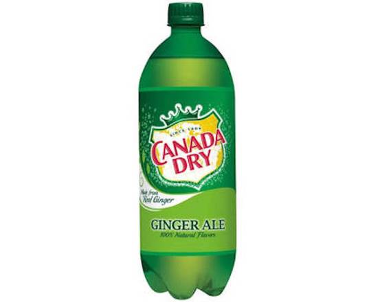 Order Canada Dry Ginger Ale 1L food online from George's Market store, San Francisco on bringmethat.com