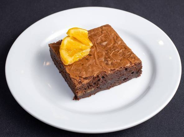 Order Home Style Mandarin Chocolate Brownie (V) by China Live Signatures food online from Barzotto store, Palo Alto on bringmethat.com