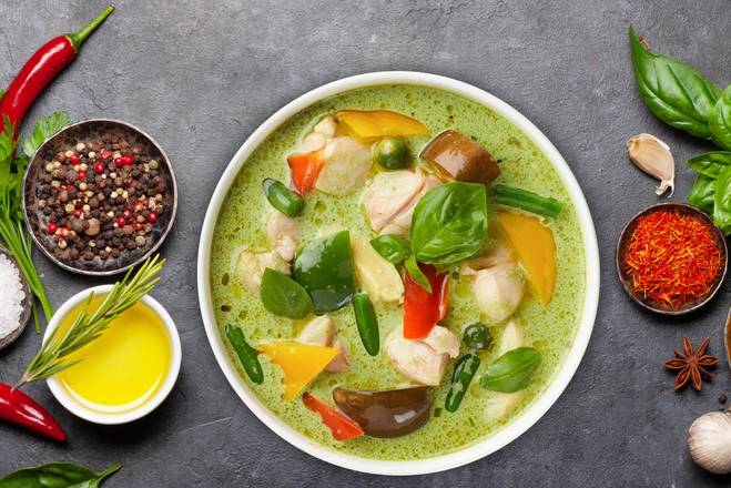 Order The Old Green Curry food online from Ready To Thai store, Carlsbad on bringmethat.com