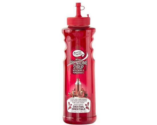 Order Master Of Mix Grenadine Syrup, 375mL(12.7 OZ) food online from Golden Ox Liquors store, Saint Augustine on bringmethat.com