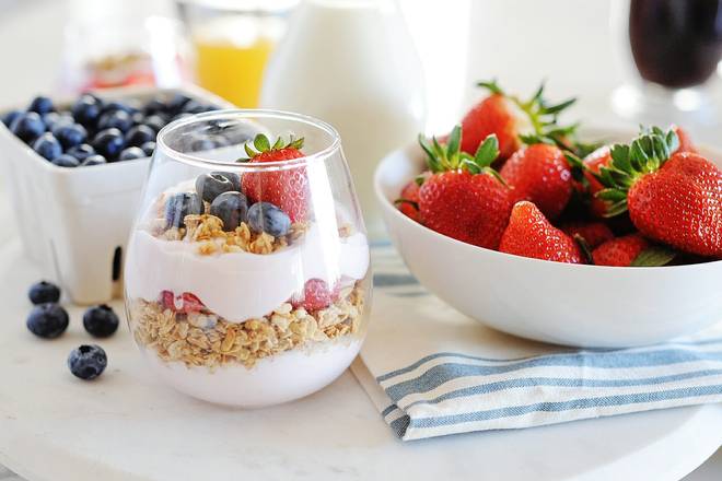 Order Greek Yogurt & Fruits  food online from Lb Cake Stop store, Baldwin Park on bringmethat.com
