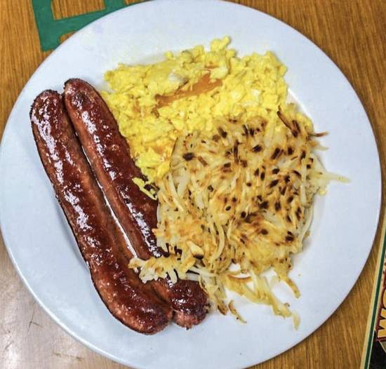 Order Spicy Jumbo Georgia or Garcia Beef Sausage food online from Stadium Diner store, Miami Gardens on bringmethat.com