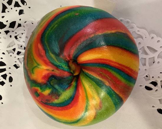 Order Rainbow bagel  food online from Liberty Bagels store, Queens on bringmethat.com