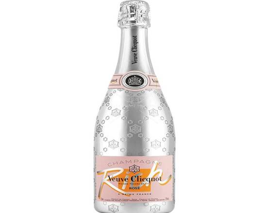 Order VEUVE CLICQUOT RICH ROSE 750ML 12.5% food online from Pit Stop Liquor Mart store, El Monte on bringmethat.com