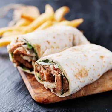 Order GYRO WRAP food online from The Flaming Burger store, Huntington Beach on bringmethat.com