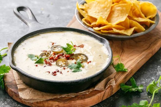 Order Hot Queso Blanco & Chips food online from La Mesa store, Massapequa on bringmethat.com