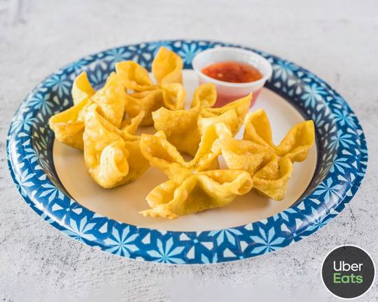 Order Crab Rangoons (6 Pcs.) food online from Peace China store, Raleigh on bringmethat.com