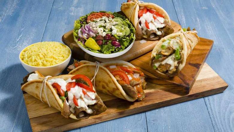 Order Small Gyro Feast food online from Greek Souvlaki store, West Valley City on bringmethat.com