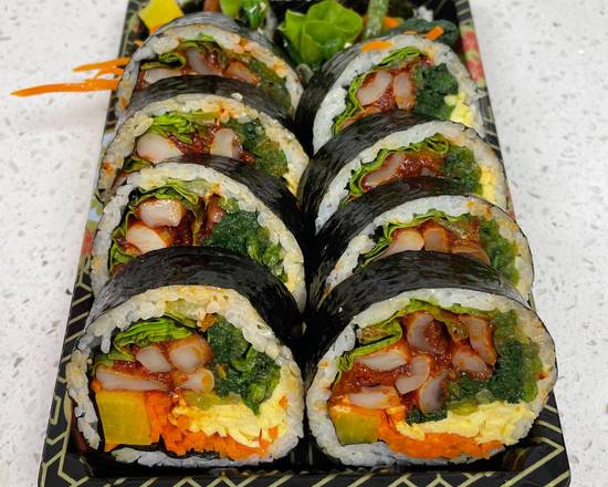 Order Spicy Squid Kimbob (오징어) food online from K Street Snack Inc store, Mason on bringmethat.com