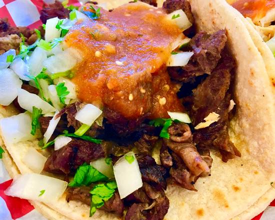 Order De Carne Asada food online from Tacos Plus store, Los Angeles on bringmethat.com