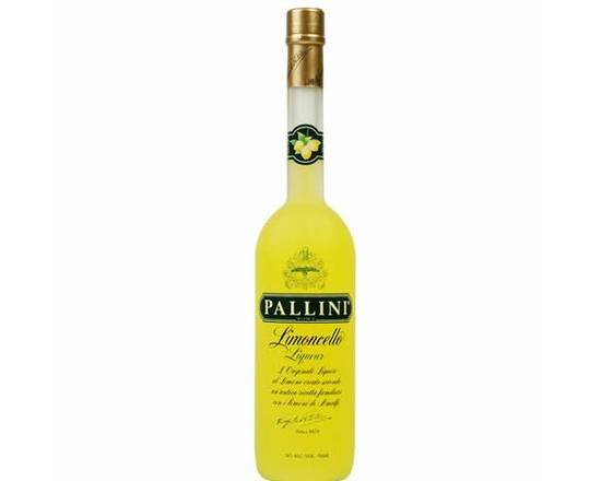 Order Pallini Limoncello, 750mL other (26% ABV) food online from Woodbury Wine & Spirits store, ORLANDO on bringmethat.com