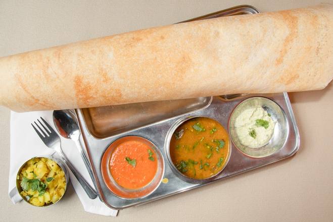 Order Plain Dosa food online from Curry In Hurry store, Austin on bringmethat.com