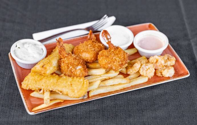 Order Seafood Combo  food online from Margaritaville - Front Beach Rd store, Panama City Beach on bringmethat.com
