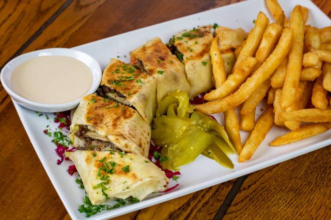 Order Arabic Beef Shawarma Plate food online from Shawarmin Grill store, Saint Paul on bringmethat.com
