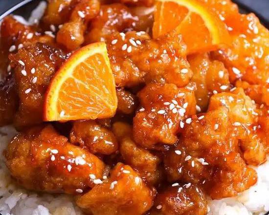 Order Orange Chicken food online from CY Chinese Restaurant Szechuan Cuisine store, North Miami Beach on bringmethat.com